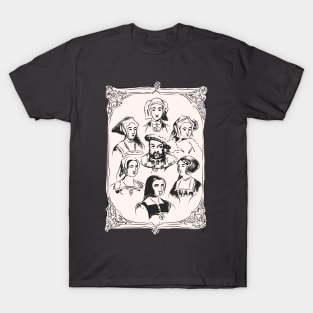 Henry VIII and wives T-Shirt